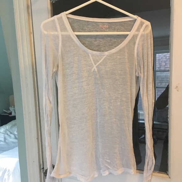 Mudd Tops - White Cotton Tee Mudd Tops - White Cotton Tee